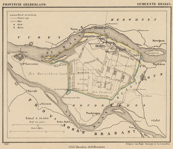 afbeelding van Kuyperkaart Brakel van Kuyper (Kuijper)