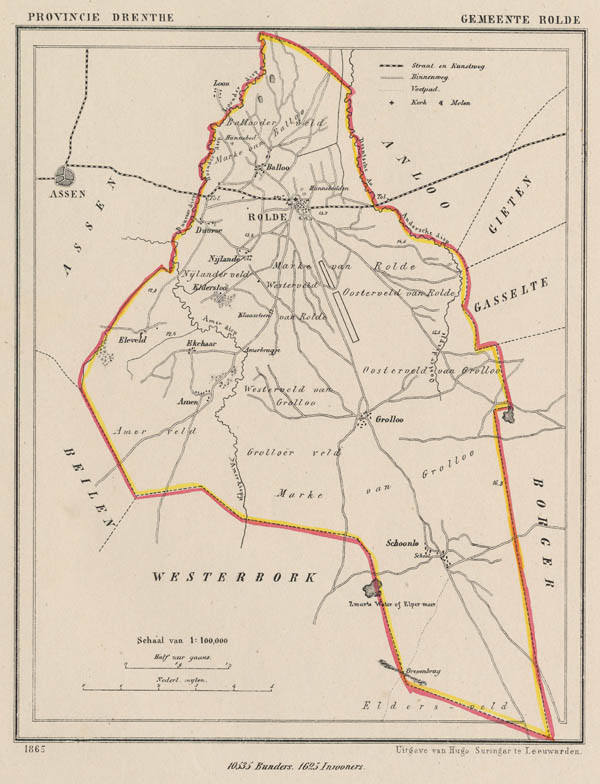 afbeelding van Kuyperkaart Rolde van Kuyper (Kuijper)