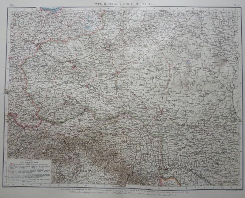 afbeelding van kaart Westrussland, Südliche Hälfe van A. Thomas, G. Jungk