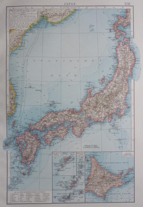afbeelding van kaart Japan van nn