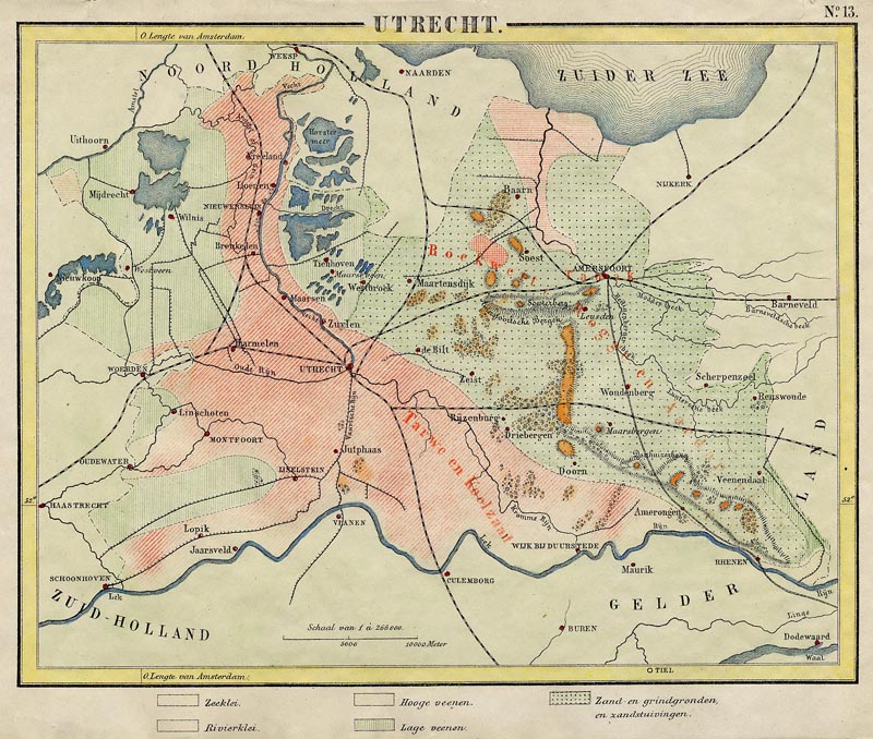 afbeelding van kaart Utrecht van Posthumus, van Bemmelen, Brinkman