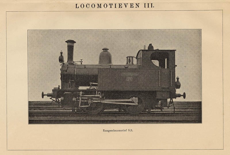 afbeelding van prent Locomotieven III van Winkler Prins (Trein)