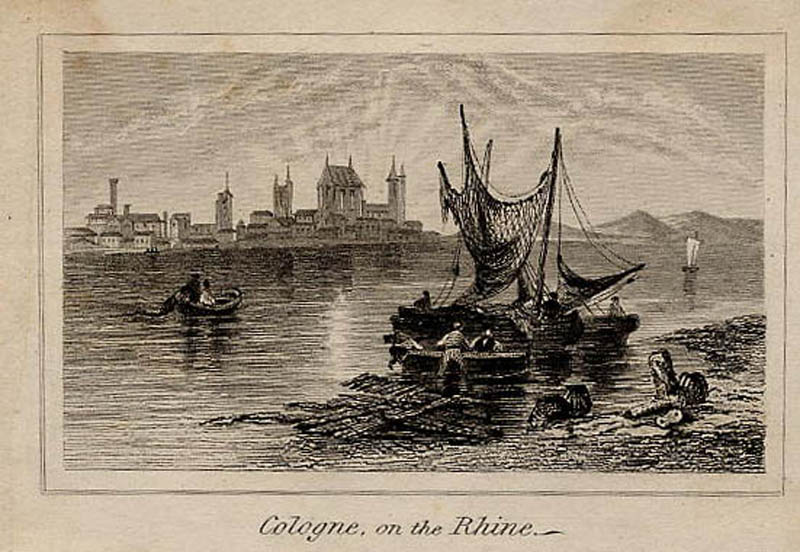 afbeelding van prent Cologne, on the Rhine van NN (Keulen)