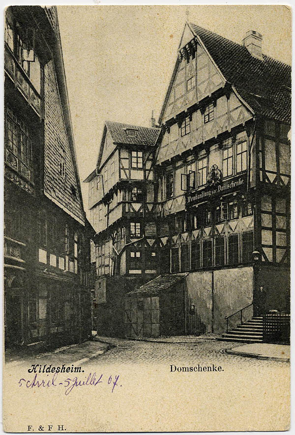 afbeelding van prent Hildesheim Domschenke van NN (Hildesheim)