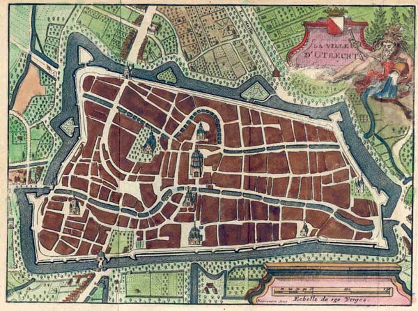 afbeelding van plattegrond La ville d Utrecht van Harrewijn (Utrecht)