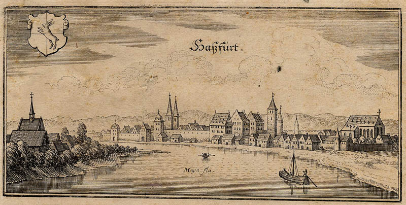 afbeelding van prent Hassfurt van Mattheaus Merian (Hassfurt)