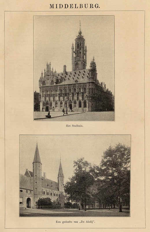 afbeelding van prent Middelburg van Winkler Prins (Middelburg)