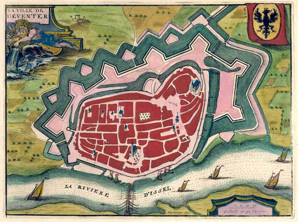 afbeelding van plattegrond La ville de Deventer van Harrewijn (Deventer)