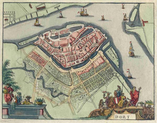 afbeelding van plattegrond Dort van Onbekend (Dordrecht)