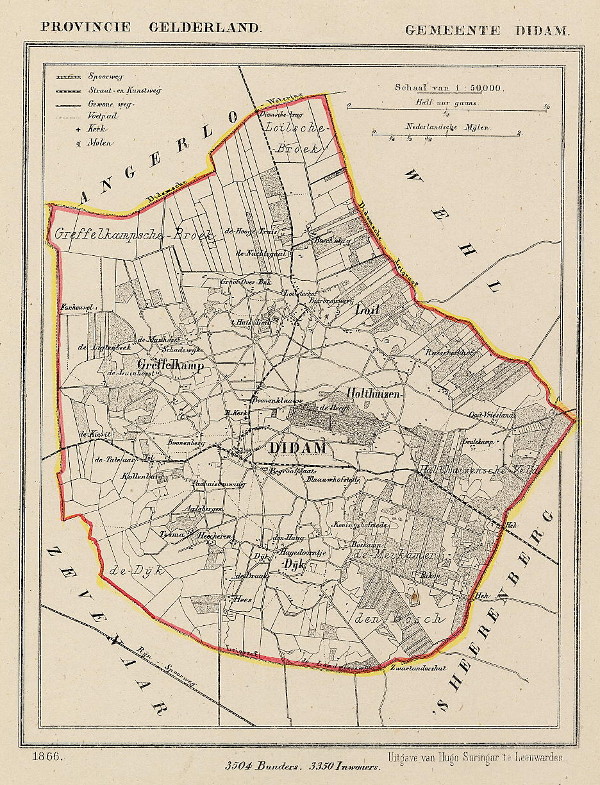 afbeelding van Kuyperkaart Didam van Kuyper (Kuijper)