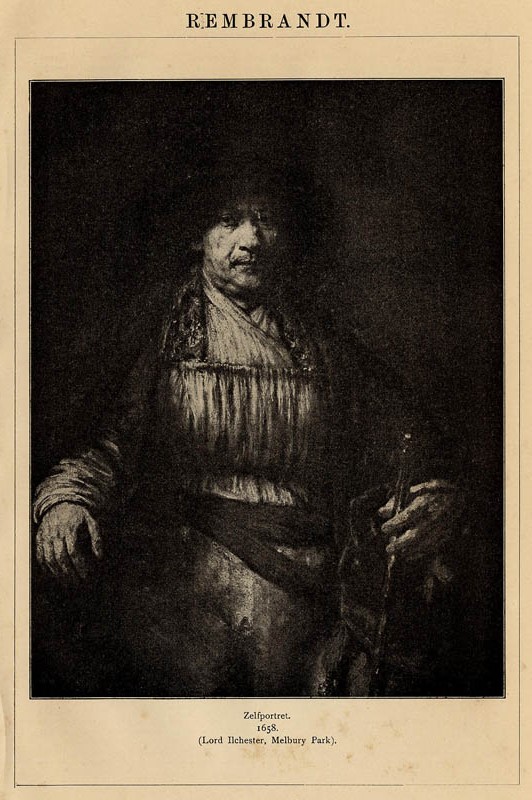 afbeelding van prent Rembrandt van Winkler Prins