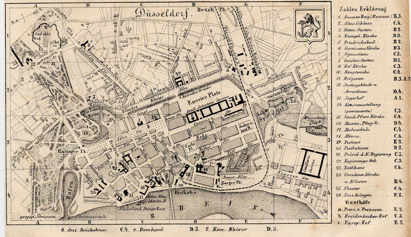 afbeelding van plattegrond Düsseldorf van nn (Düsseldorf)
