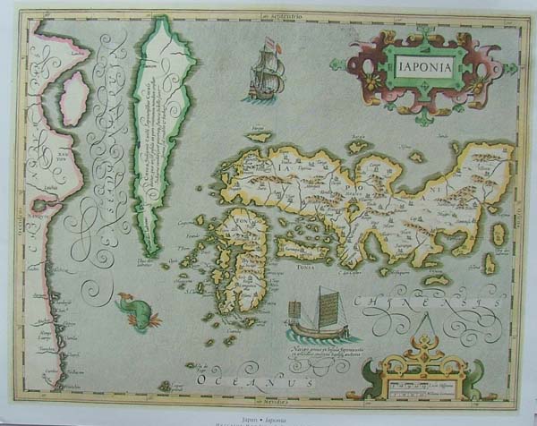 afbeelding van kaart REPRODUCTION: Iaponia van Mercator / Hondius