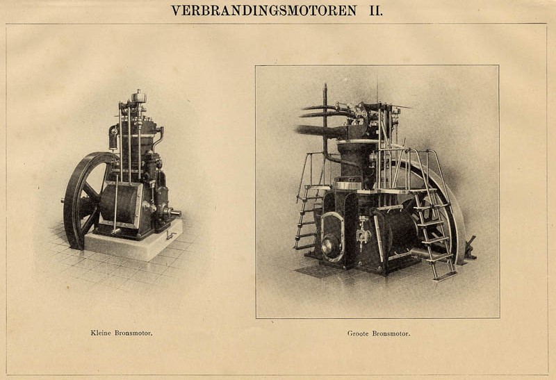 afbeelding van prent Verbrandingsmotoren II van Winkler Prins