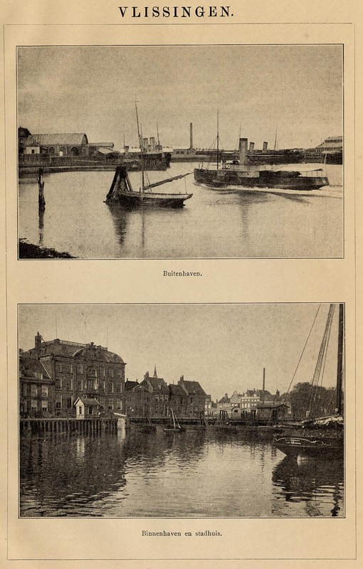 afbeelding van prent Vlissingen van Winkler Prins (Vlissingen)