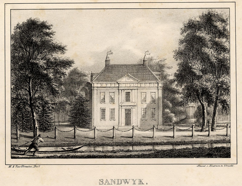 afbeelding van prent Sandwyk van M.A. van Straaten (De Bilt)