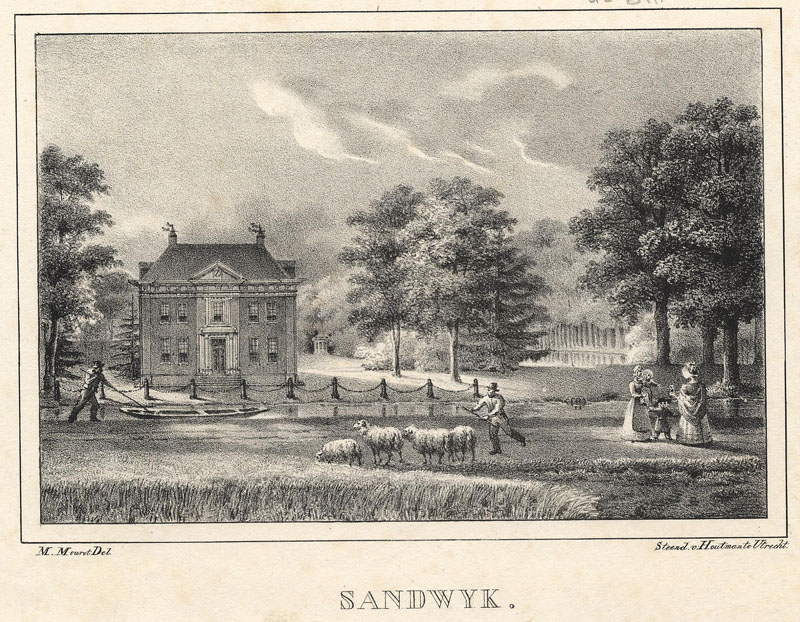 afbeelding van prent Sandwyk van M. Mourot (De Bilt)