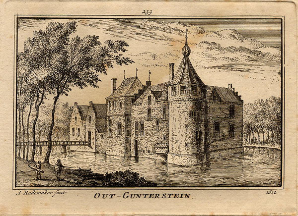 afbeelding van prent Out-Gunterstein, 1612 van Abraham Rademaker (Breukelen)