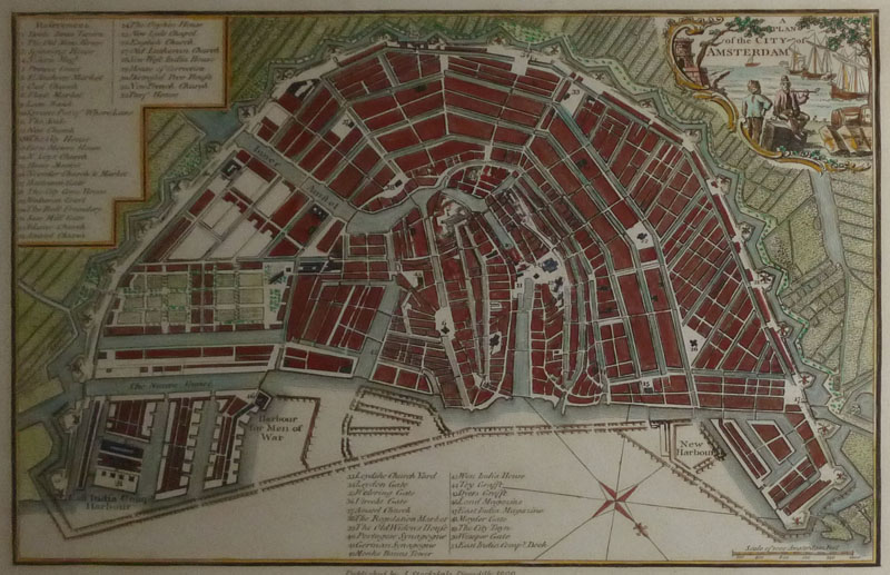 afbeelding van plattegrond A plan of the City of Amsterdam van J. Stockdale Piccadilly (Amsterdam)