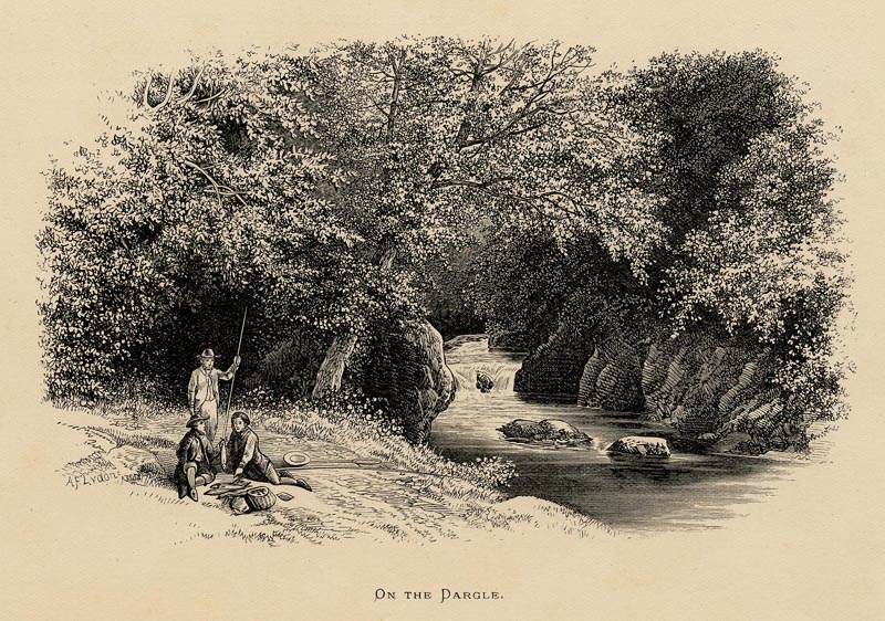 afbeelding van prent On the Dargle van Benjamin Fawcett, naar A.F. Lydon