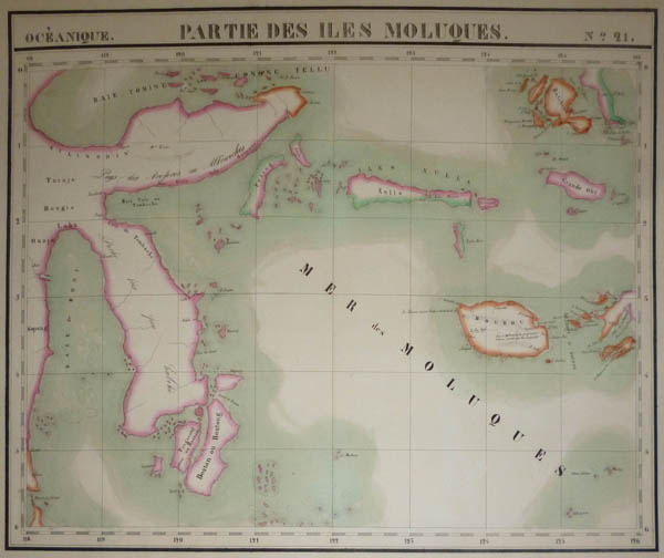 afbeelding van kaart Partie des iles Moluques van Philippe Vandermaelen