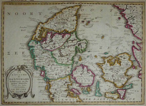 afbeelding van kaart Le Royaume de Danemark van de Missy, de Leth