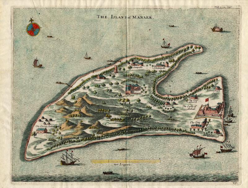 afbeelding van kaart The Island of Manaer van n.n.