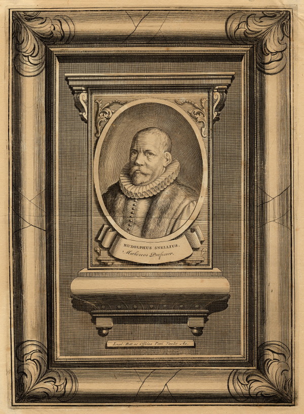 afbeelding van prent Rudolphus Snellius, Matheseos Professor van Pieter van der Aa (wetenschappers, )