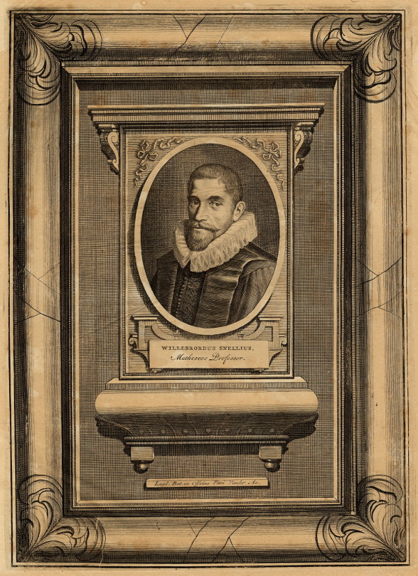 afbeelding van prent Willebrordus Snellius, Matheseos Professor van nn (wetenschappers, )