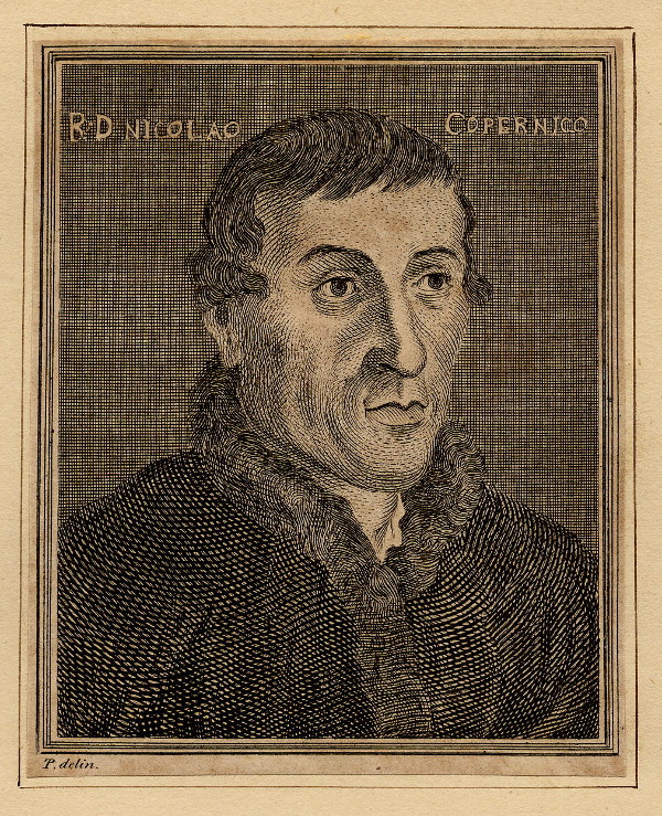 afbeelding van prent R.D. Nicolao Copernico van P. (wetenschappers, )