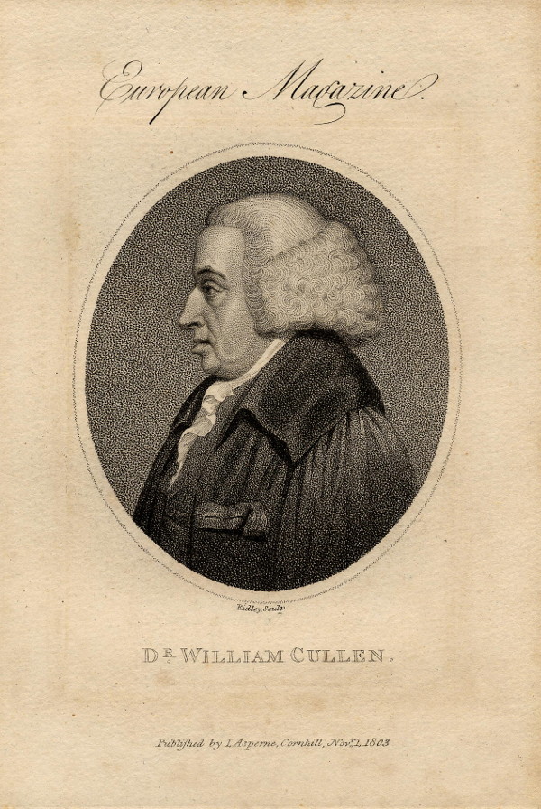 afbeelding van prent Dr. William Cullen van William Ridley (wetenschappers, )