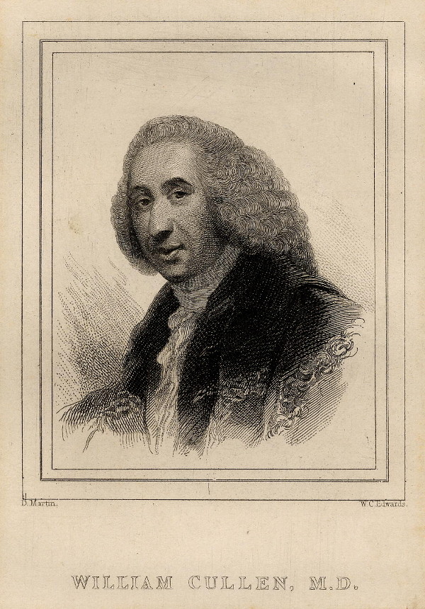 afbeelding van prent William Cullen M.D. van W.C. Edwards, naar D. Martin (wetenschappers, )