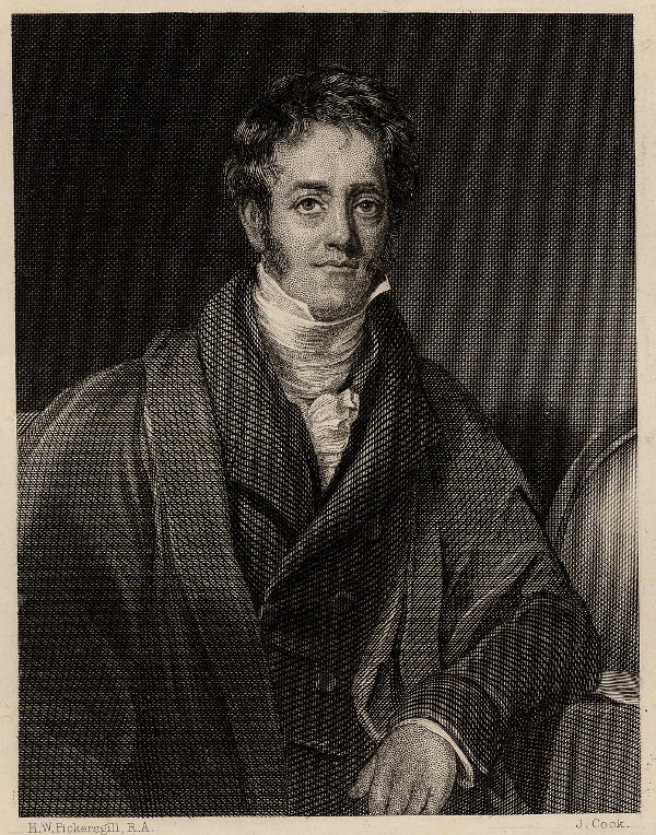 afbeelding van prent Sir John Frederick William Herschel, Bar. F.R.S. van J. Cook, naar H.W. Pickersgill, R.A. (wetenschappers, )