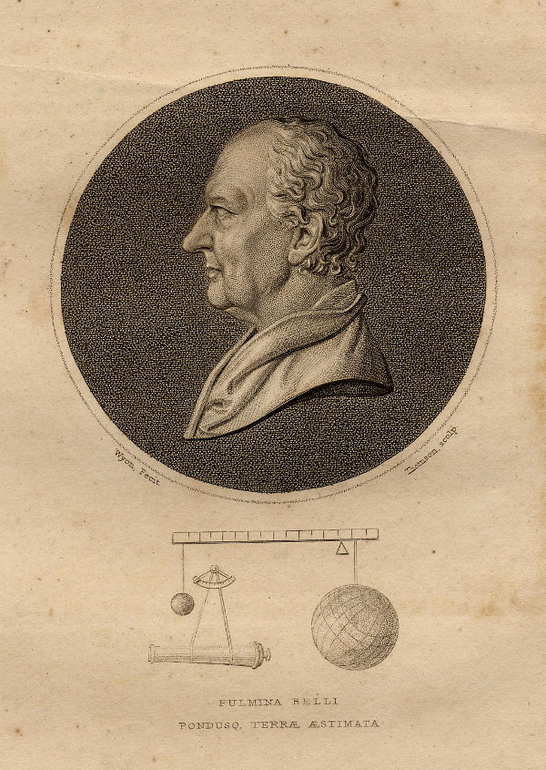afbeelding van prent Charles Hutton, Fulmina Belli, Pondusq. Terrae Aestimata van Thomson, naar Wyon (wetenschappers, )