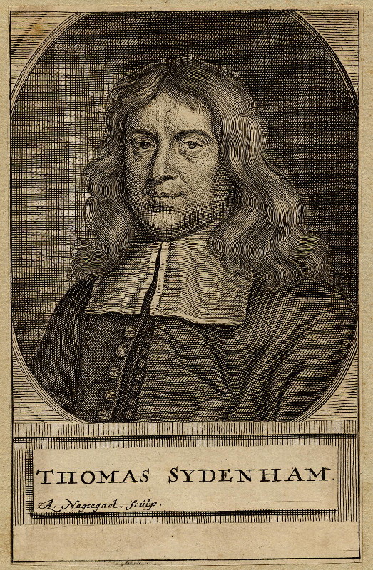 afbeelding van prent Thomas Sydenham van Aernout Nagtegaal (wetenschappers, )