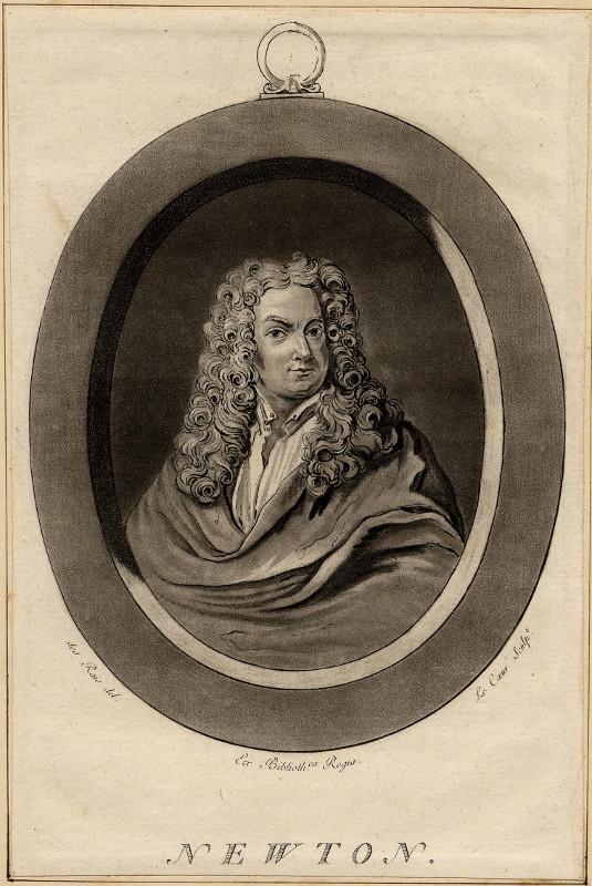 afbeelding van prent Newton van Des Rais, Le Coeur (wetenschappers, )