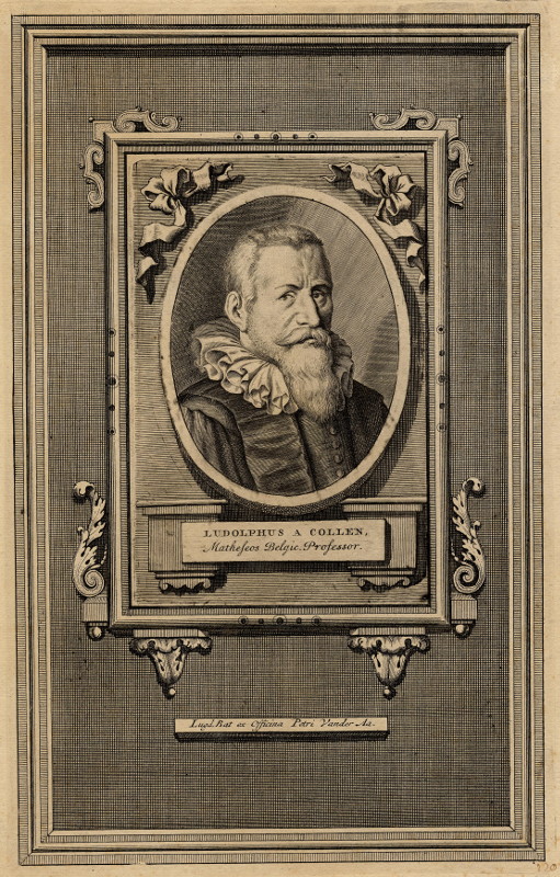 afbeelding van prent Ludolphus A. Collen, Matheseos Belgic. Professor van nn (wetenschappers, )