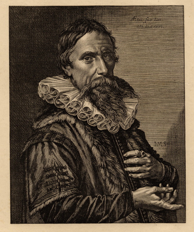 afbeelding van prent Johannes Fontanus van Jan Harmensz Muller naar Thomas Keyzer (wetenschappers, )