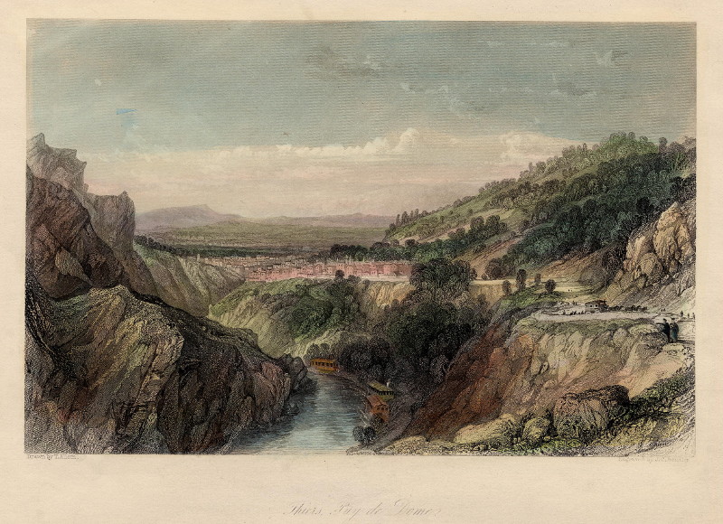 afbeelding van prent Thiers, Puy de Dome van J.C. Bentley, naar T. Allom (Thiers) afbeelding van prent Thiers, Puy de Dome van J.C. Bentley, naar T. Allom (Thiers)