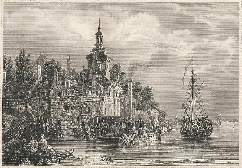afbeelding van prent Rotterdam van C. Reiss, B. Metzeroth (Rotterdam)