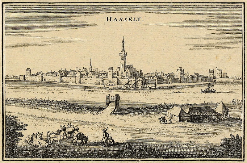 afbeelding van prent Hasselt van nn (Hasselt)