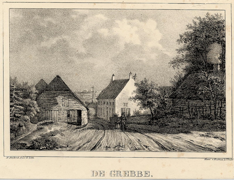 afbeelding van prent De Grebbe van T. Soeterik (Rhenen)