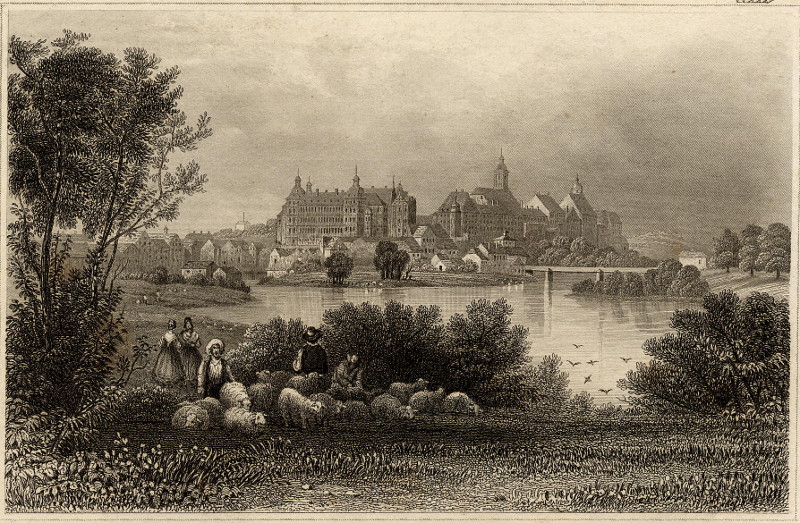 afbeelding van prent Neuburg van nn (Neuburg)