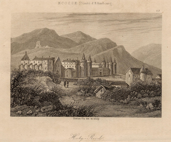 afbeelding van prent Holy-Rood van Joseph Skelton (Edinburgh)