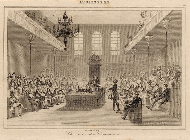 afbeelding van prent Chambre de Communes van Lemaitre (Londen, London)