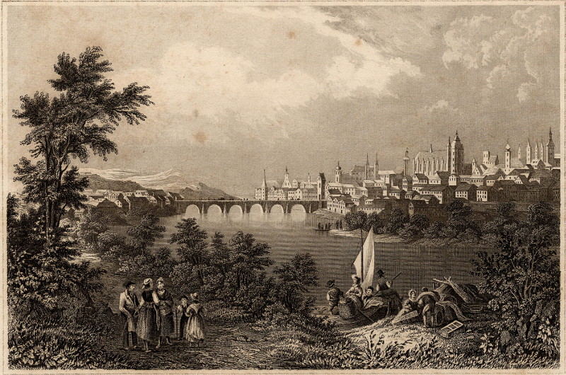 afbeelding van prent Regensburg van nn (Regensburg)