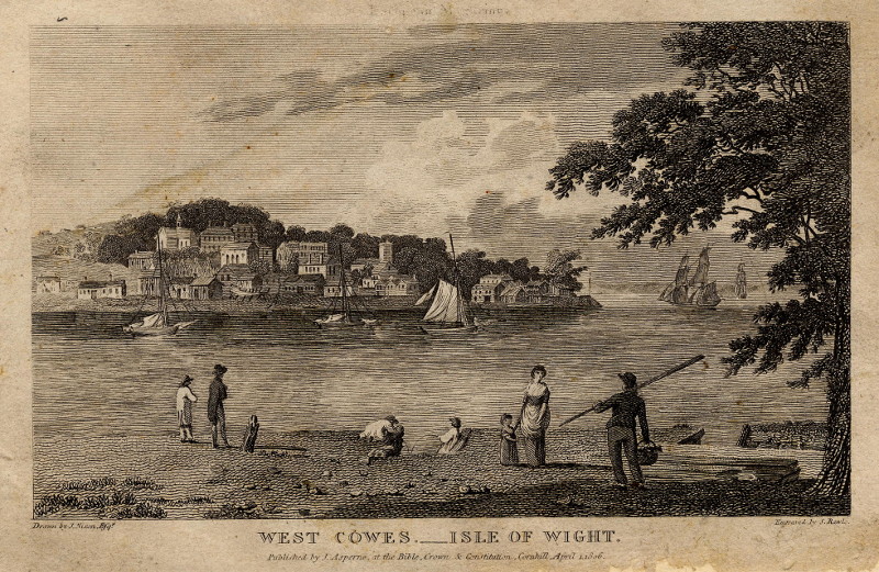 afbeelding van prent West Cowes, Isle of Wight van S. Rawle, J. Nixon (Cowes)