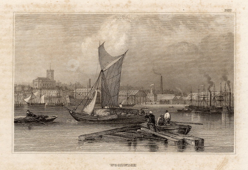 afbeelding van prent Woolwich van nn (Woolwich)