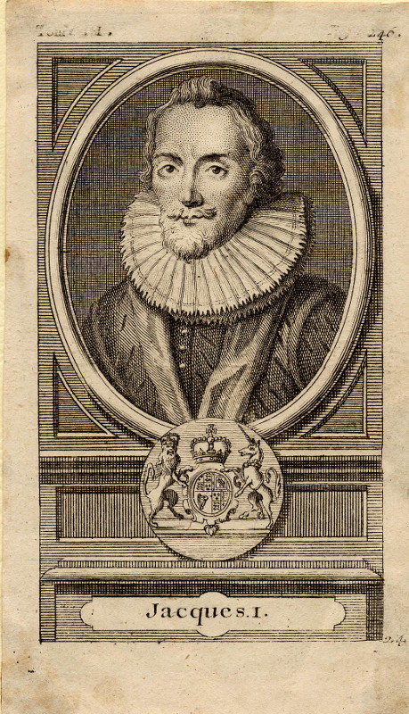 afbeelding van prent Jacques I van nn (Adel, )