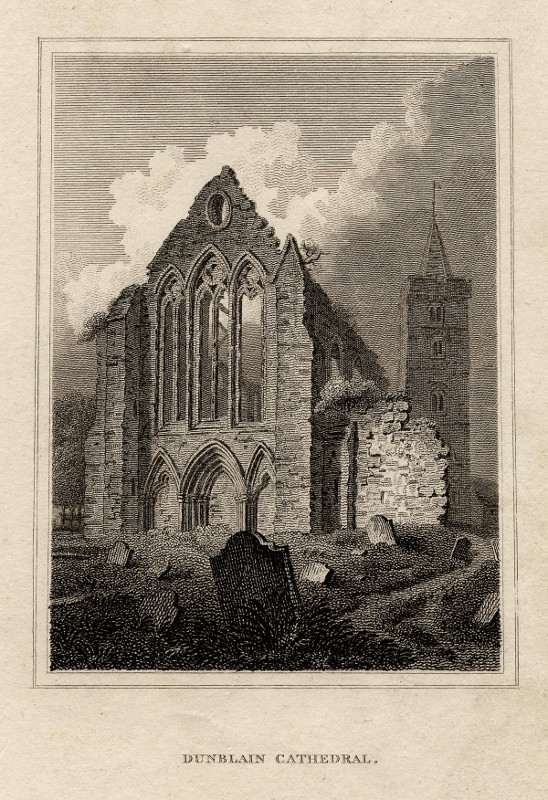 afbeelding van prent Dunblain Cathedral van nn (Dunblane)